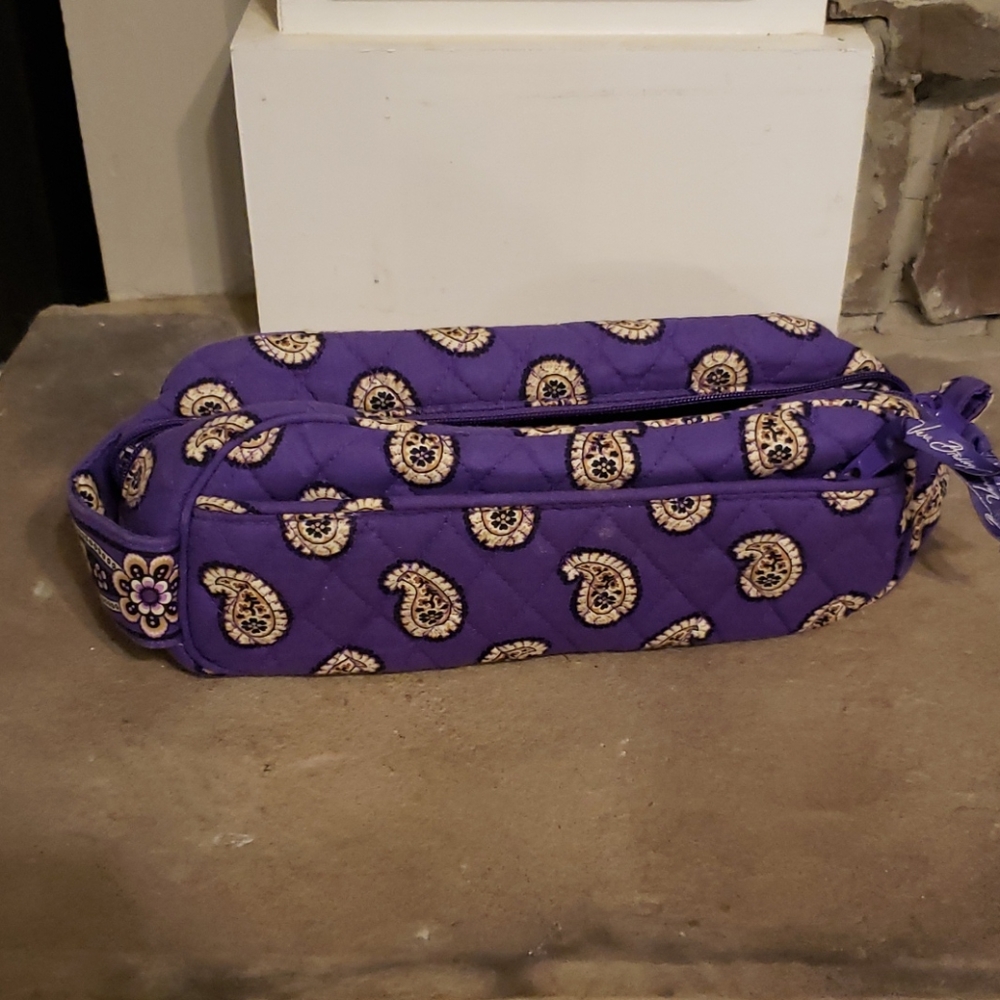 Vera Bradley cosmetic bag purple Paisley